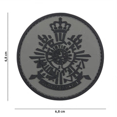 Emblema 3D PVC Korps Mariniers Gri - Afirmă-ți Identitatea Tactică