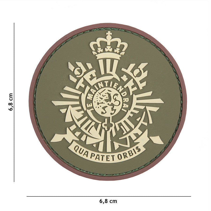 Emblema 3D PVC Korps Mariniers Verde/Coyote - Afișează-ți Mândria Tactică