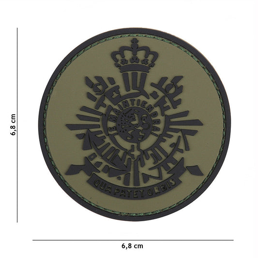 Emblema 3D PVC Korps Mariniers Verde/Negru - Afirmă-ți Spiritul Elitist