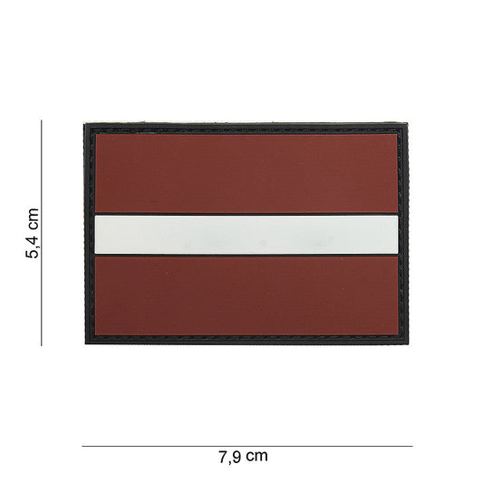 Emblema 3D PVC Letland #15070 - Personalizare Rapidă, Stil Durabil