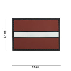 Emblema 3D PVC Letland #15070 - Personalizare Rapidă, Stil Durabil