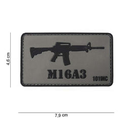 Emblema 3D PVC M16A3 - Semnul Tău de Forță și Precizie
