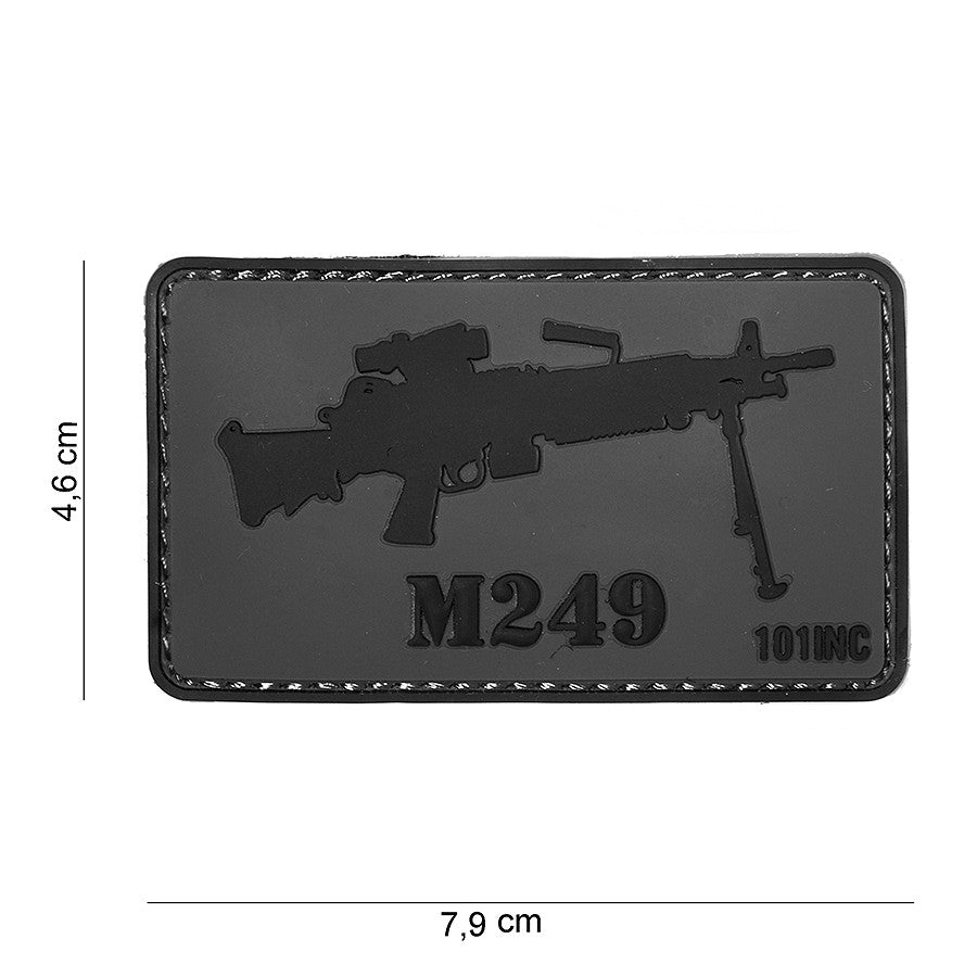 Emblema 3D PVC M249 #15075 Tactical - Semnătură Vizuală Puternică