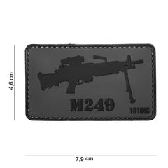 Emblema 3D PVC M249 #15075 Tactical - Semnătură Vizuală Puternică