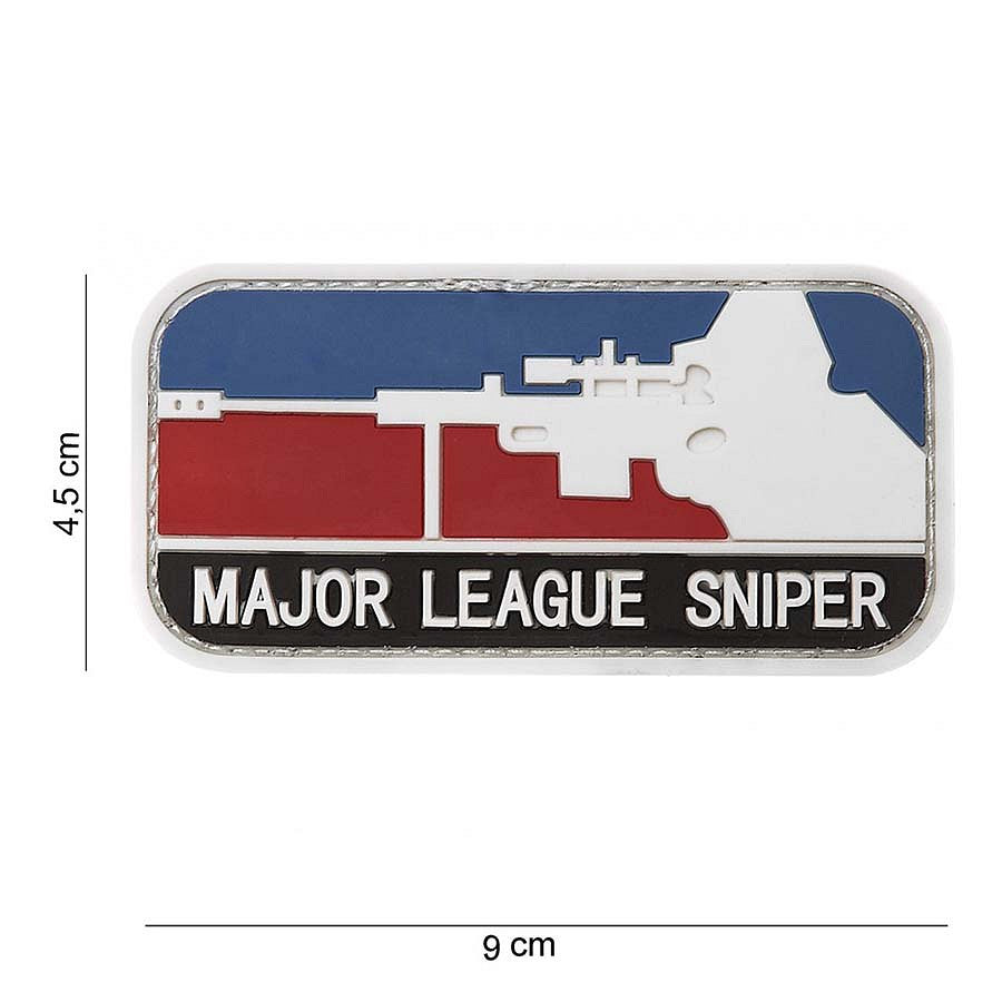 Emblema 3D PVC Major Sniper Color - Semnul Tău de Elită