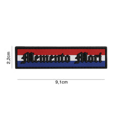 Emblema 3D PVC Memento Mori (streep) Negru Military-Shop - Afirmă-ți Voința