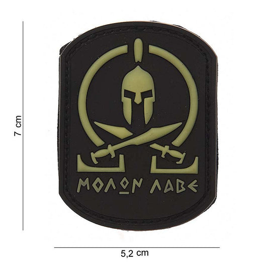 Emblema 3D PVC Molon Labe Spartan SWAT - Afirmă-ți Curajul Tactic