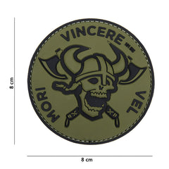 Emblema 3D PVC Mori Vincere Vel Verde Tactical - Declară-ți Voința de Fier