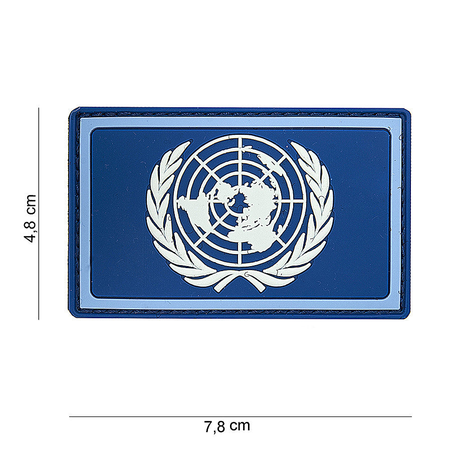Emblema 3D PVC Natiunile Unite Albastru - Afirmați-vă Apartenența