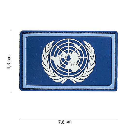 Emblema 3D PVC Natiunile Unite Albastru - Afirmați-vă Apartenența