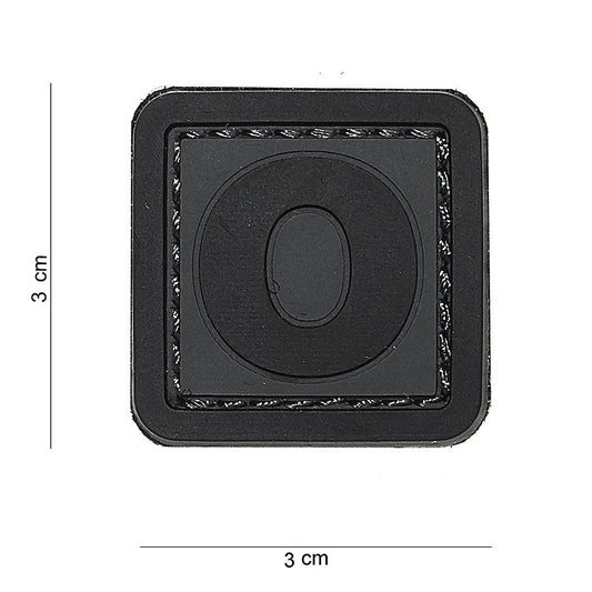 Emblema 3D PVC O #15025 - Personalizare Tactică Durabilă