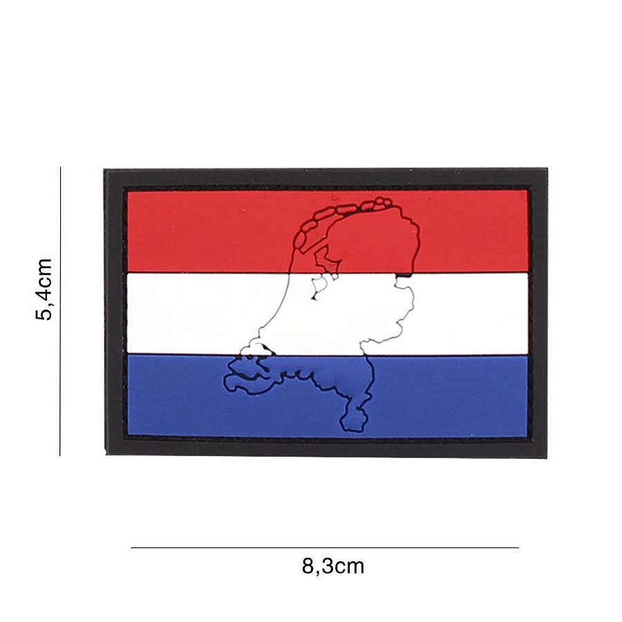 Emblema 3D PVC Olanda Contur #4114 - Identitate Tactică Durabilă