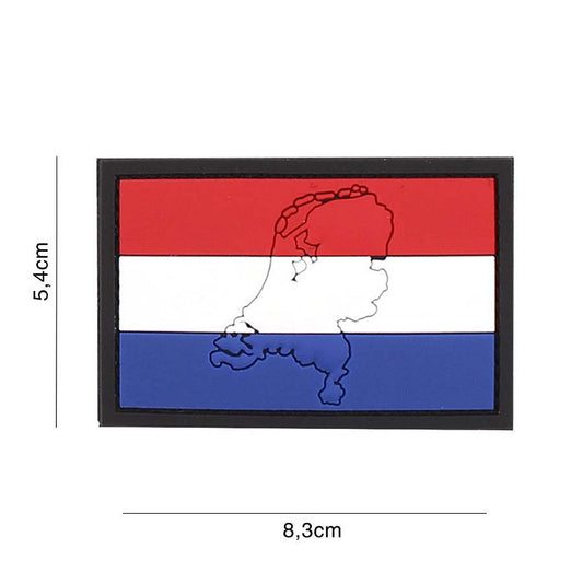 Emblema 3D PVC Olanda Contur #4114 - Identitate Tactică Durabilă