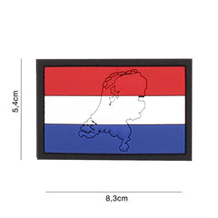 Emblema 3D PVC Olanda Contur #4114 - Identitate Tactică Durabilă