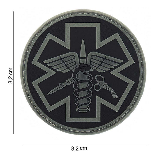 Emblema 3D PVC Para medic Tactic - Identificare Rapidă Vitală