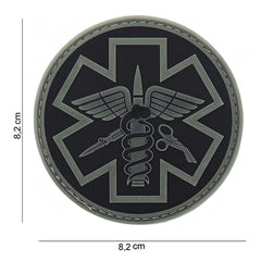Emblema 3D PVC Para medic Tactic - Identificare Rapidă Vitală