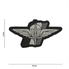 Emblema 3D PVC Para Wing Gri Militare - Identitate Tactică Asigurată