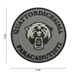 Emblema 3D PVC Paracadutisti Gri - Semn de Apartenență și Curaj