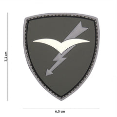 Emblema 3D PVC Paratroopers Brigade Folgore Grijs - Mândria Parașutiștilor