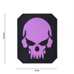 Emblema 3D PVC Pirate skull Roze - Impune-ți Stilul