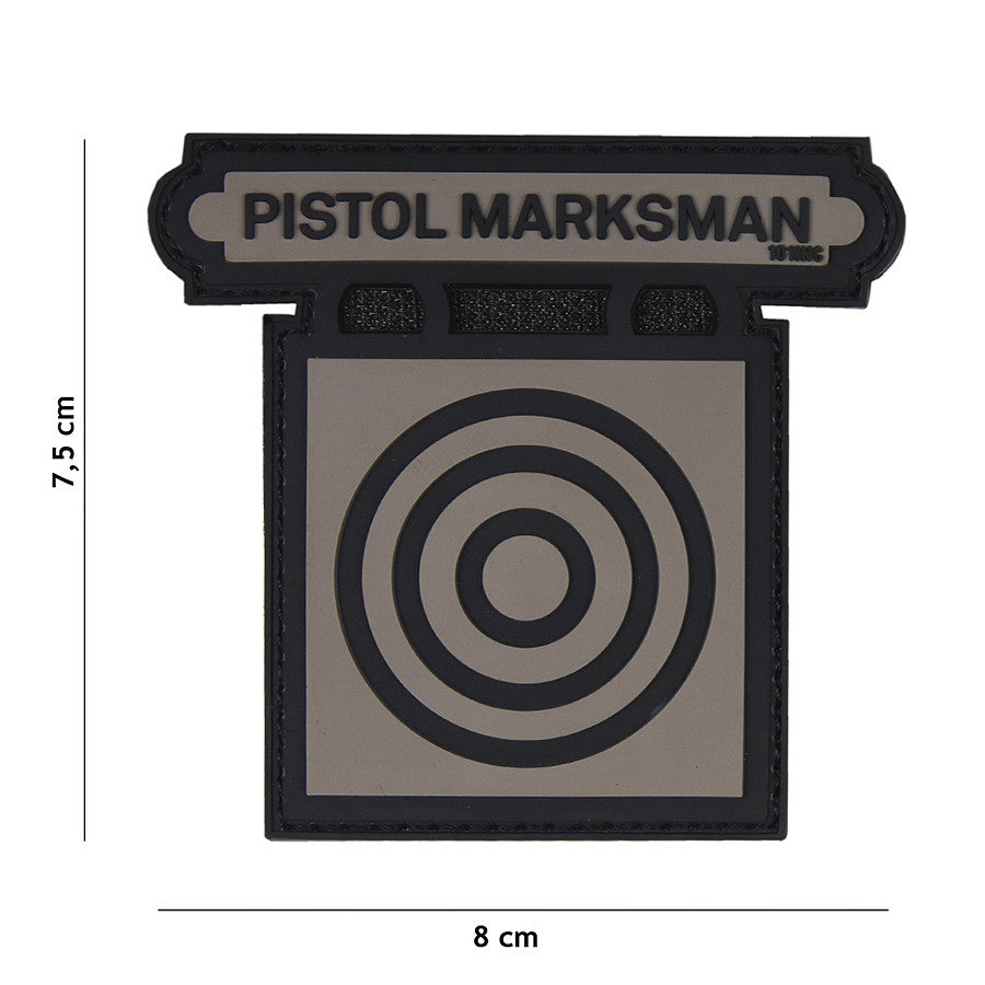 Emblema 3D PVC Pistol Marksman Gri - Semnalul Expertizei Tale