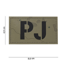 Emblema 3D PVC PJ Gevlekt - Identitate Tactică Durabilă