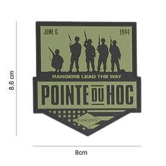 Emblema 3D PVC Pointe du Hoc #7119 - Onoare și Determinare