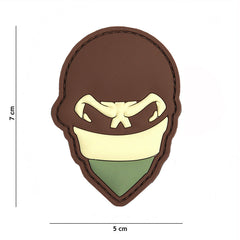 Emblema 3D PVC Polish Skull #2103 - Personalizare Tactica Suprema