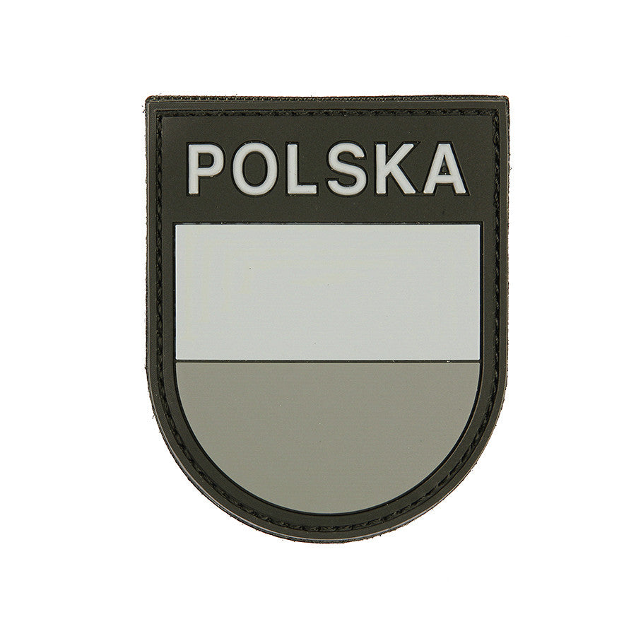 Emblema 3D PVC Polska Gri - Afirmă-ți Identitatea Tactică