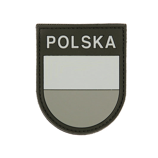 Emblema 3D PVC Polska Gri - Afirmă-ți Identitatea Tactică