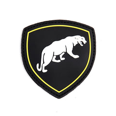 Emblema 3D PVC Puma Rusă Negru - Simbol de Forță & Determinare