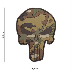 Emblema 3D PVC Punisher Standard - Afirmă Atitudinea Fără Compromis