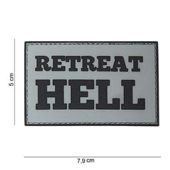 Emblema 3D PVC Retreat Hell #10060 - Afirmă-ți Voința Neînfricată
