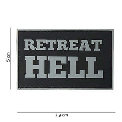 Emblema 3D PVC Retreat Hell #10063 - Afirmă-ți Spiritul Neînfricat