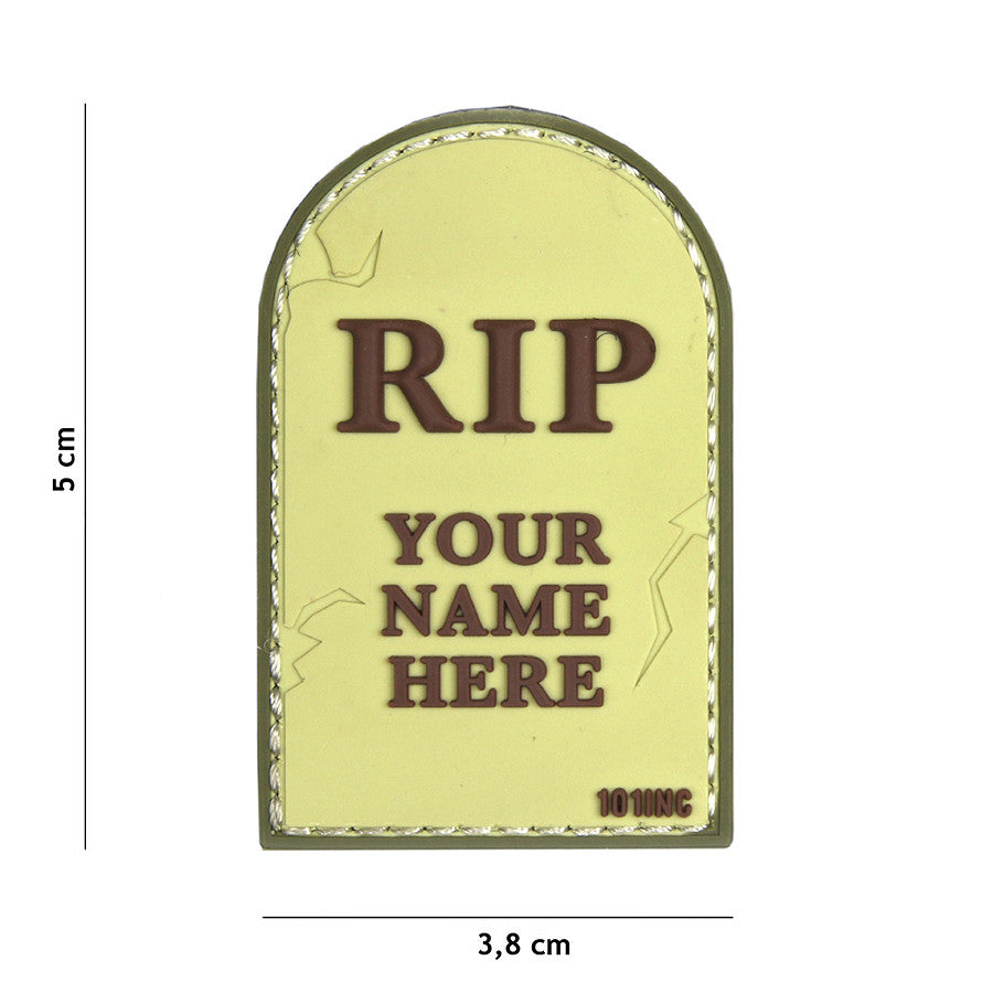 Emblema 3D PVC RIP Coyote - Afirmă-ți Identitatea Tactică