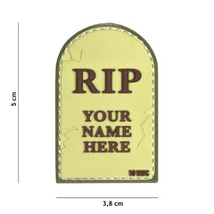 Emblema 3D PVC RIP Coyote - Afirmă-ți Identitatea Tactică