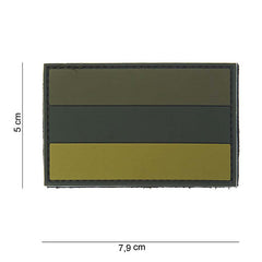 Emblema 3D PVC Rusia Verde - Aderență Sigură, Impact Maxim