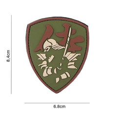 Emblema 3D PVC Samurai Shiel #3119 - Afirma-ți Forța Tacticală
