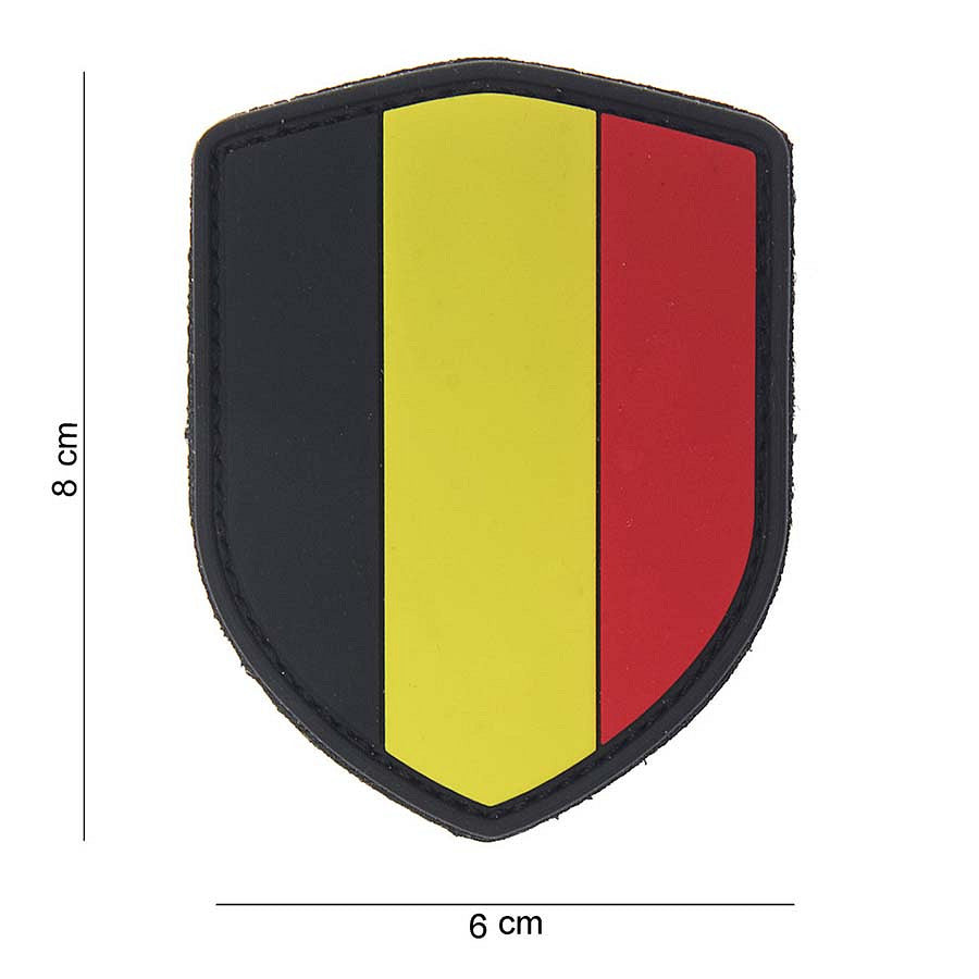 Emblemă 3D PVC Schild Belgia Tactical - Personalizare Tactica Durabilă