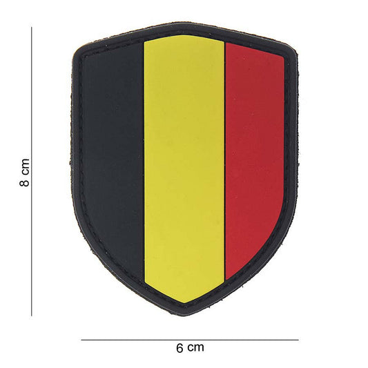 Emblemă 3D PVC Schild Belgia Tactical - Personalizare Tactica Durabilă