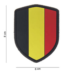 Emblemă 3D PVC Schild Belgia Tactical - Personalizare Tactica Durabilă