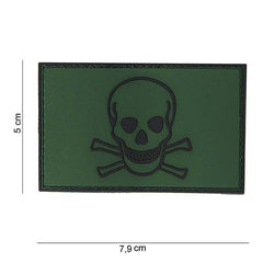 Emblema 3D PVC Skull and Bones #10070 - Marchează-ți Teritoriul