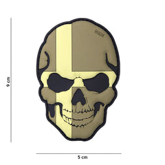 Emblema 3D PVC Skull Zweden Subdued - Identitate Tactică
