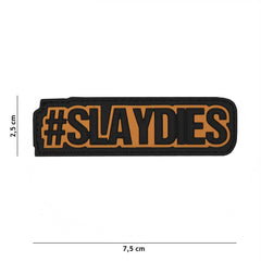 Emblema 3D PVC Slaydies Oranj - Stil Tactic Îndrăzneț