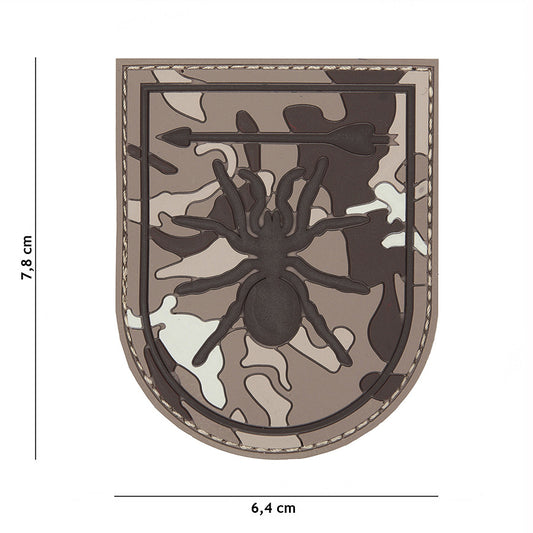 Emblema 3D PVC Special Forces Păianjen Maro - Simbolizează Elitismul Tău