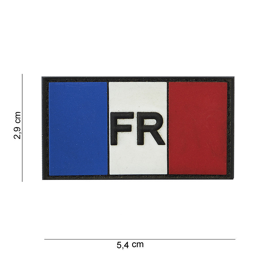 Emblema 3D PVC Steagul Franței #16011 - Identificare Tactică Durabilă