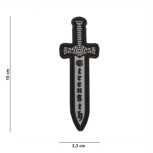 Emblema 3D PVC Strength #13071 - Simbolul Tău de Rezistență