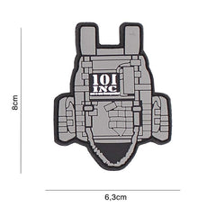 Emblema 3D PVC Tactical Vest Gri #3110 - Identitate Tactică Instantă