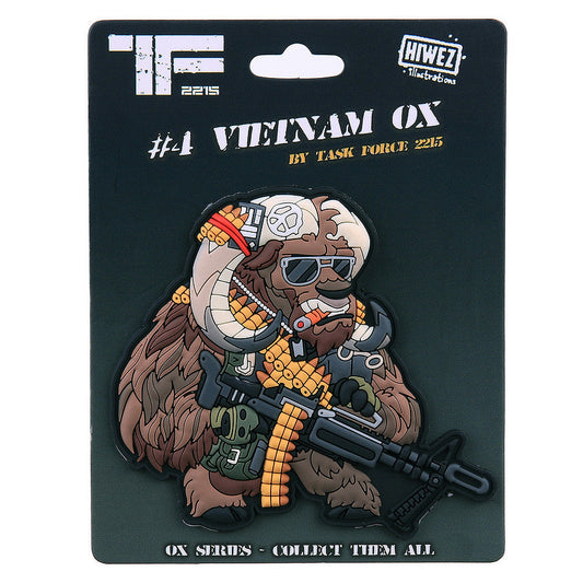 Emblema 3D PVC TF-2215 Vietnam Ox Nr. 4 - Afirmă-ți Spiritul Tactic