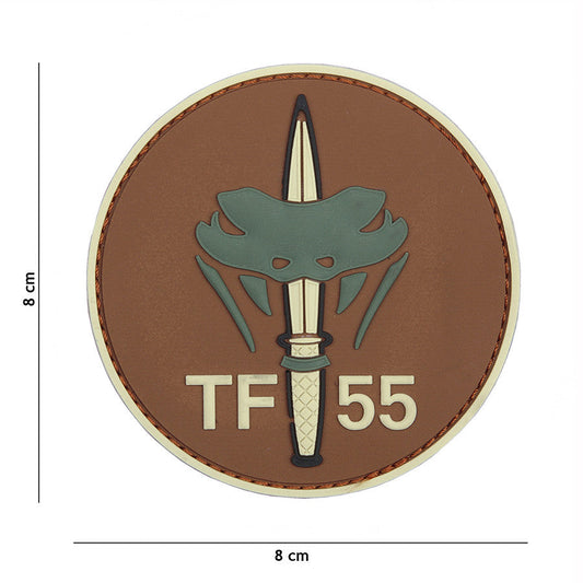 Emblema 3D PVC TF-55 #1092 Bruin - Semnătura Ta Tactica